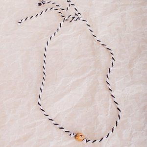 VANITIES BLACK, ORANGE, WHITE EVENING NECKLACE | WOMENS